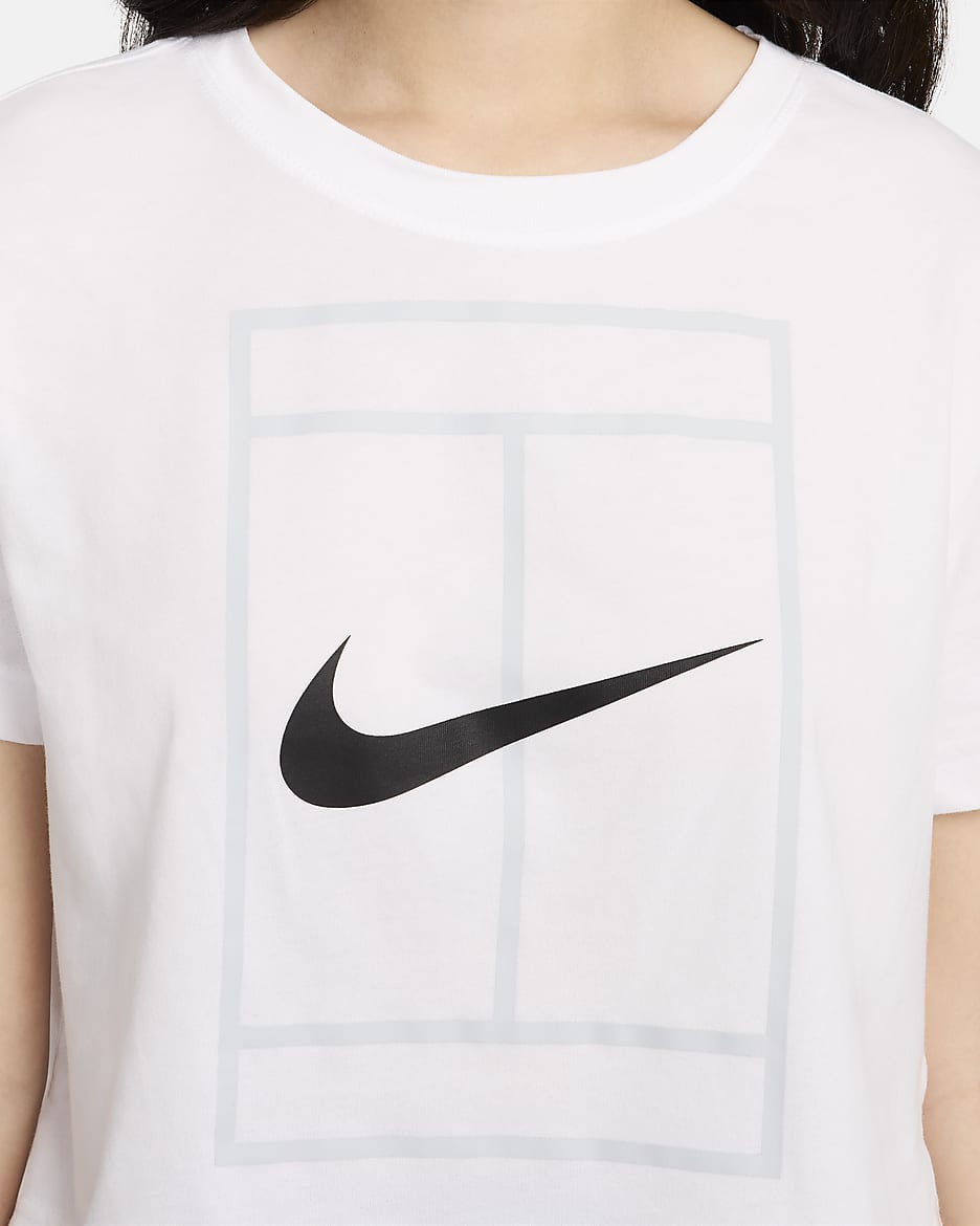 Nike Heritage Women s Dri FIT Short Sleeve Cropped Top